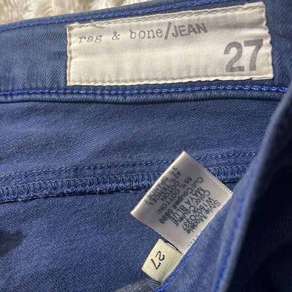 Rag & Bone Skinny Maya Blue Jeans 27 - Picture 7 of 8